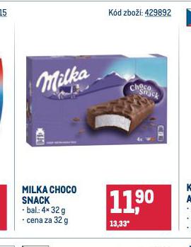 MILKA CHOCO SNACK