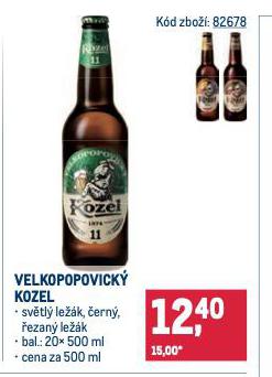 PIVO VELKOPOPOVICK KOZEL