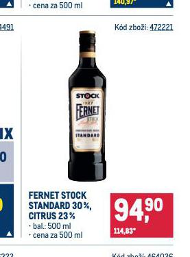 FERNET STOCK