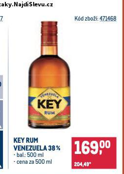 KEY RUM VENEZUELA