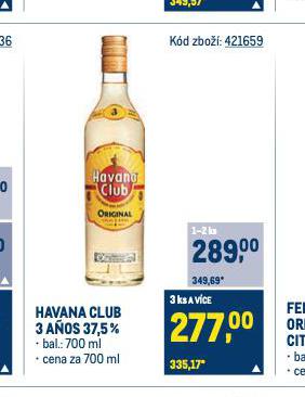 HAVANA CLUB 3 AOS