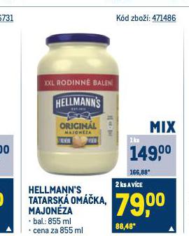 HELLMANN'S MAJONZA