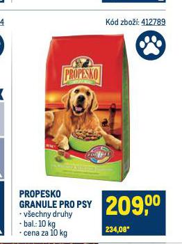 PROPESKO GRANULE PRO PSY