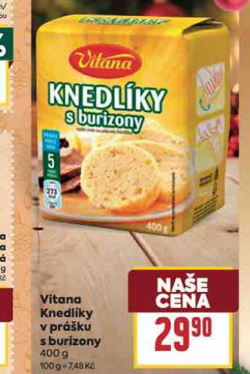 VITANA KNEDLKY S BURIZONY