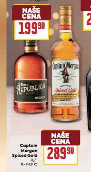 CAPTAIN MORGAN SPICED GOLD