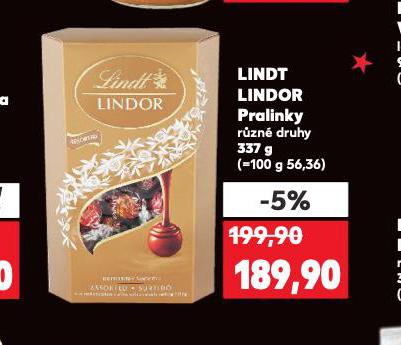 LINDT LINDOR PRALINKY