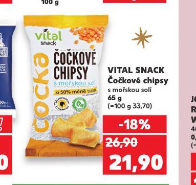 VITAL SNACK OKOV CHIPSY