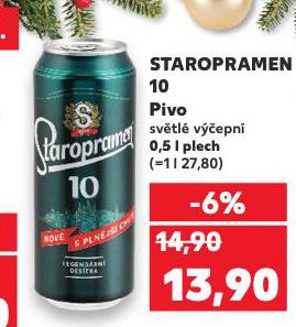 PIVO STAROPRAMEN 10