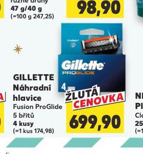 GILLETTE NHRADN HLAVICE