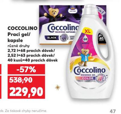 COCCOLINO PRAC GEL / KAPSLE