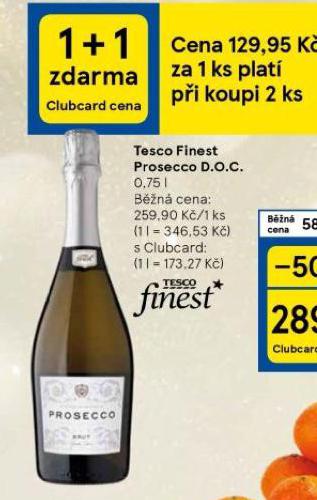 TESCO FINEST PROSECCO D.O.C.