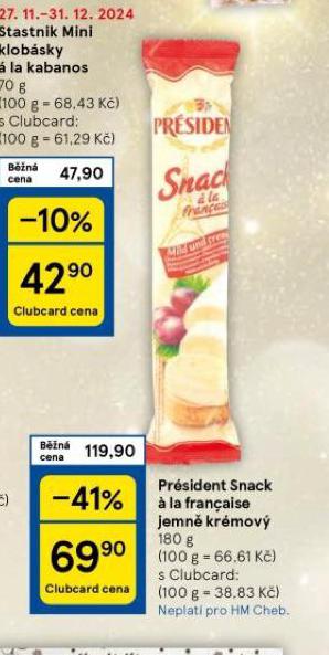 PRSIDENT SNACK  LA FRANCAISE