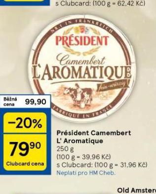 PRSIDENT CAMEMBERT LAROMATIQUE