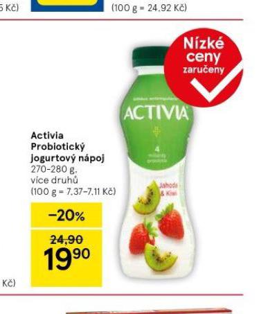 ACTIVIA PROBIOTICK JOGURTOV NPOJ