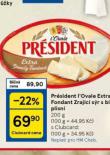 PRSIDENT LOVALE EXTRA FONDANT ZRAJC SR S BLOU PLSN