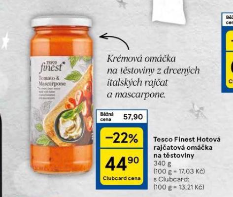 TESCO FINEST HOTOV RAJATOV OMKA NA TSTOVINY