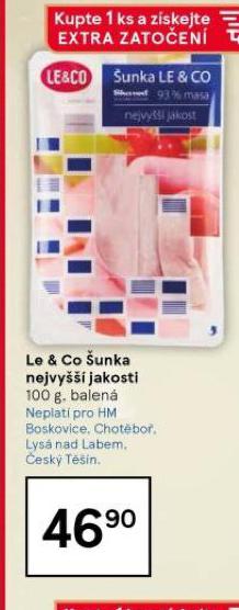 LE & CO UNKA NEJVY JAKOSTI