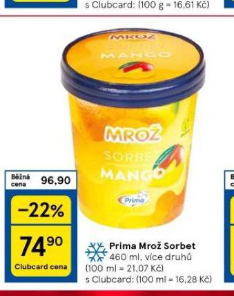 PRIMA MRO SORBET