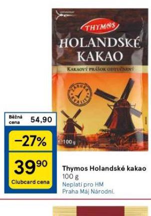 THYMOS HOLANDSK KAKAO