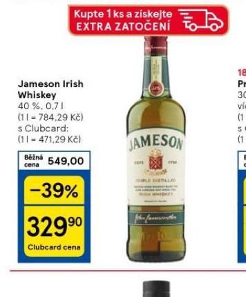 JAMESON IRISH WHISKEY