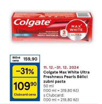 COLGATE MAX WHITE ULTRA FRESHNESS PEARLS BLIC ZUBN PASTA