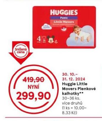 HUGGIES LITTLE MOVERS PLENKKOV KALHOTKY