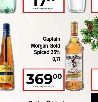 CAPTAIN MORGAN SPICED GOLD