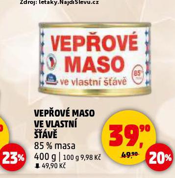 VEPOV MASO VE VLASTN V