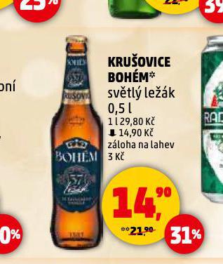 PIVO KRUOVICE BOHM