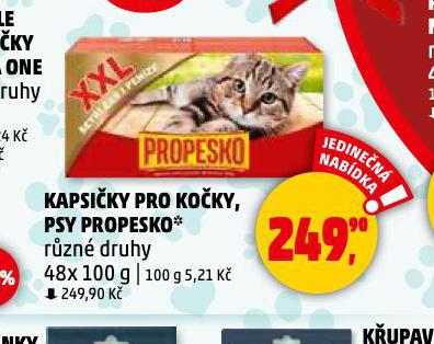 PROPESKO KAPSIKY PRO KOKY