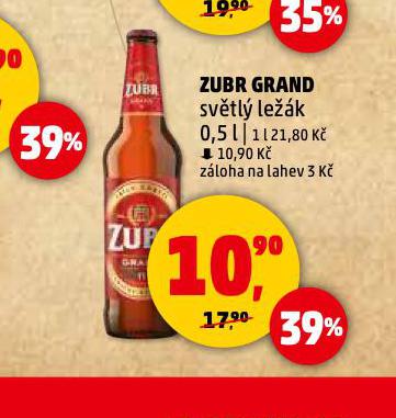 PIVO ZUBR GRAND