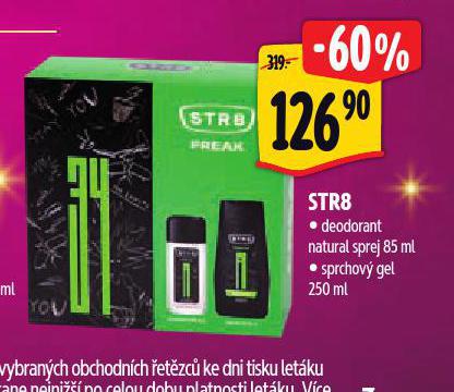 STR8 DEODORANT, SPRCHOV GEL