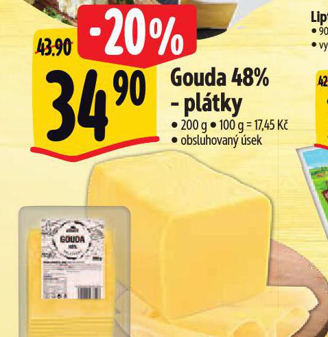 GOUDA 48 % PLTKY