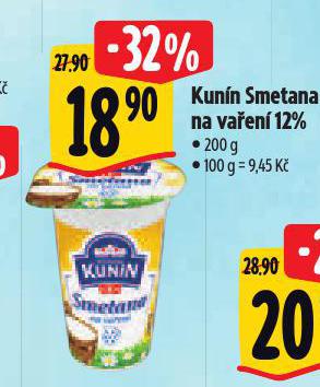 KUNN SMETANA NA VAEN 12%