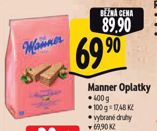 MANNER OPLATKY