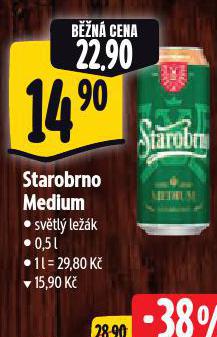 PIVO STAROBRNO MEDIUM