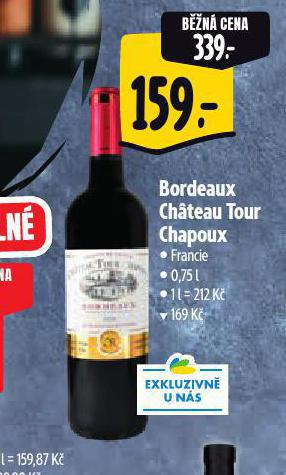 BORDEAUX CHATEAU TOUR CHAPOUX