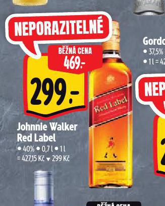 JOHNNIE WALKER RED LABEL