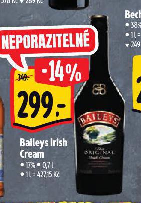 BAILEYS IRISH CREAM