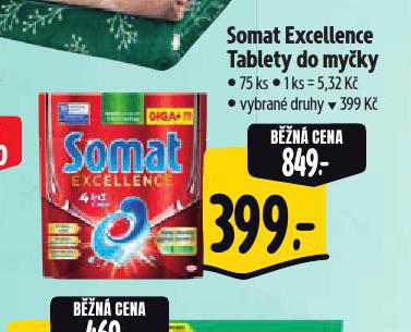 SOMAT EXCELLENCE TABLETY DO MYKY