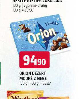 ORION DEZERT MODR Z NEBE