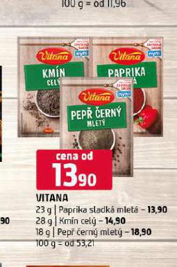 VITANA PAPRIKA SLADK MLET