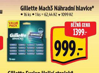 GILLETTE MACH3 NHRADN HLAVICE