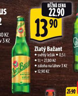 PIVO ZLAT BAANT