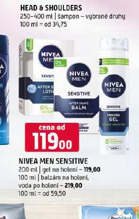 NIVEA MEN SENSITIVE VODA PO HOLEN