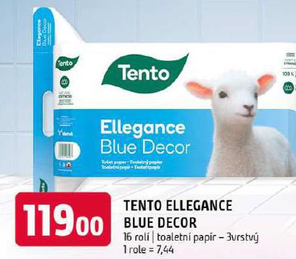 TENTO ELLEGANCE BLUE DECOR TOALETN PAPR