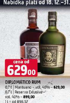 DIPLOMTICO RUM MANTUANO