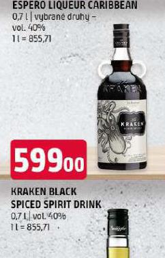 KRAKEN BLANC SPICED SPIRIT DRINK