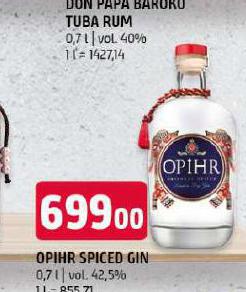 OPIHR SPICED GIN