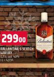 BALLANTINES SCOTCH WHISKY